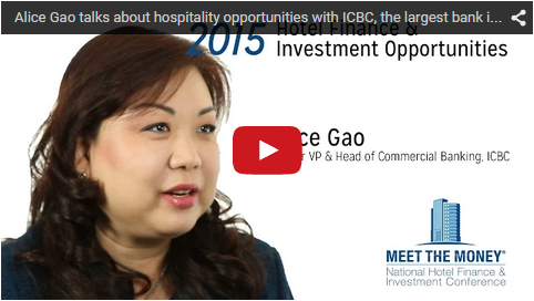 Alice Gao talks about hospitality opportunities with ICBC, the largest bank in the world 